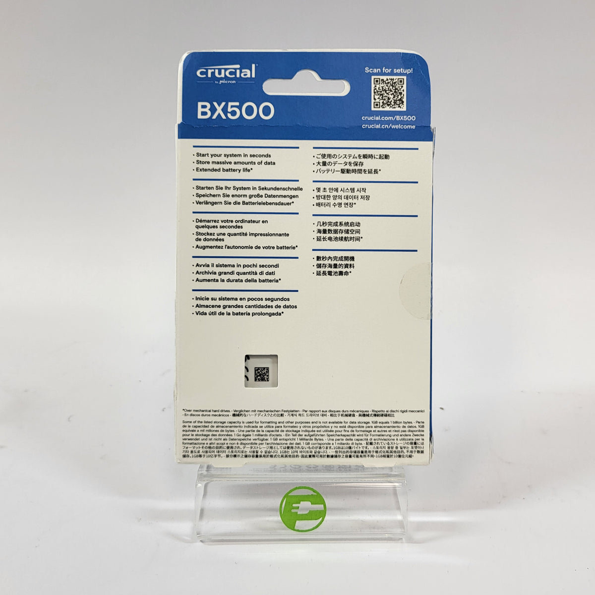 New Crucial 2.5" BX500 1TB SATA III 6Gbps SSD