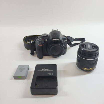 Nikon D3400 24MP Digital SLR DSLR Camera 4509 Shutter Count