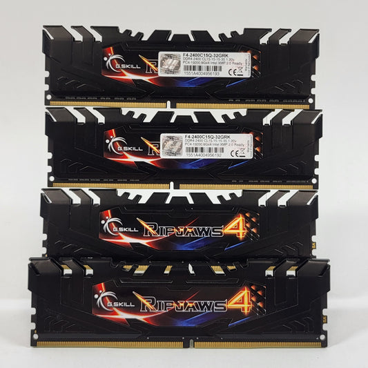 G.Skill Ripjaws 4 32GB (4x8GB) RAM DDR4 2133MHz F4-2400C15Q-32GRK