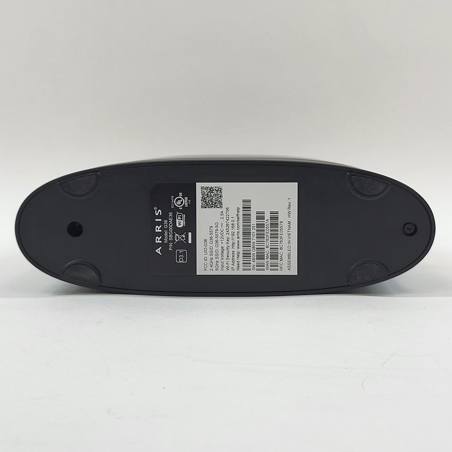 ARRIS Surfboard G36 WiFi 6 1001370 Cable Modem