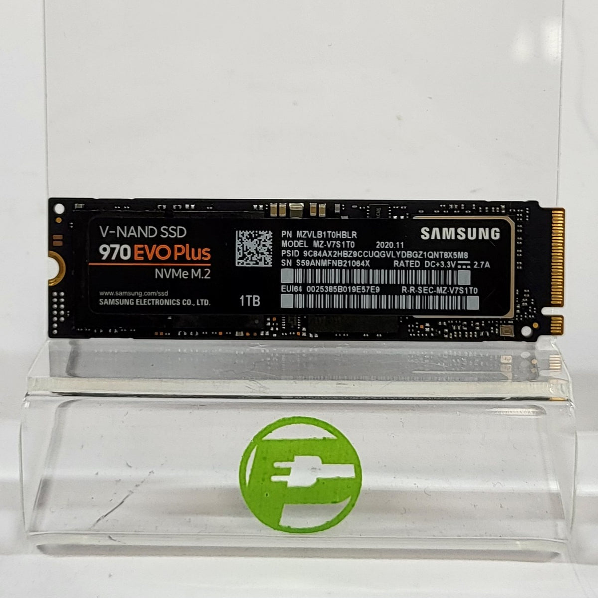 Samsung 2280mm 970 EVO Plus 1TB M.2 NVMe Gen 3.0 x 4 SSD MZVLB1T0HBLR
