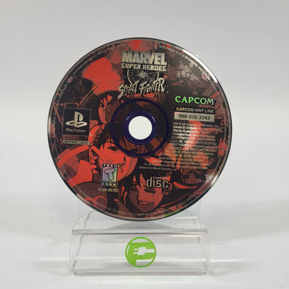 Marvel Super Heroes vs. Street Fighter (Sony PlayStation 1 PS1, 1999) Disc Only