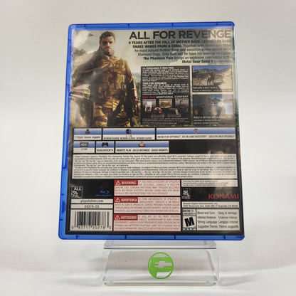 Metal Gear Solid V: The Phantom Pain [Day One] (Sony PlayStation 4 PS4, 2015)