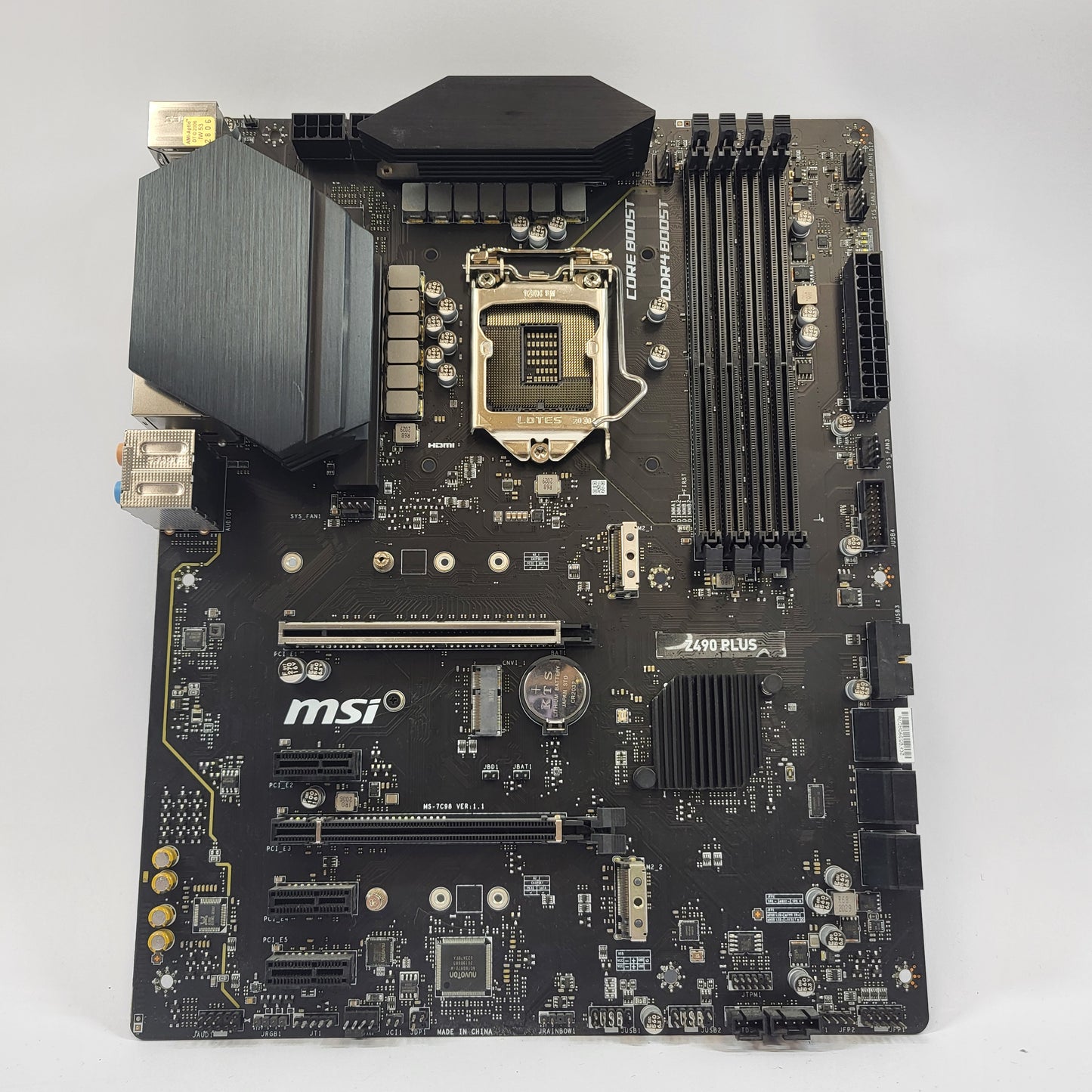 MSi Z490 Plus LGA 1200 ATX Intel DDR4 Motherboard