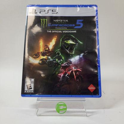 New Monster Energy Supercross 5 (Sony PlayStation 5 PS5, 2022)
