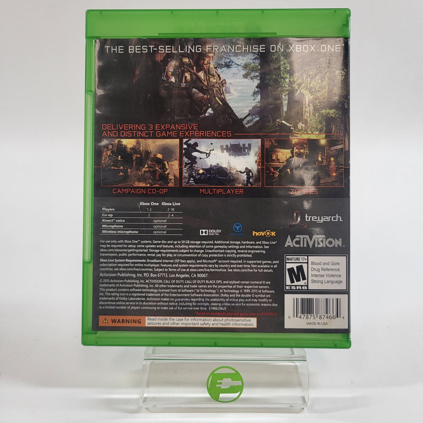 Call of Duty Black Ops III (Microsoft Xbox One, 2015)