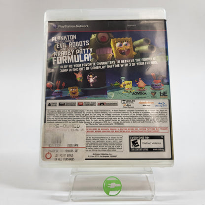 SpongeBob SquarePants: Plankton's Robotic Revenge (Sony PlayStation 3 PS3, 2013)