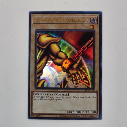 Yu-Gi-Oh! TCG Left Arm of the Forbidden One LOB-EN123: 25th Anniversary English