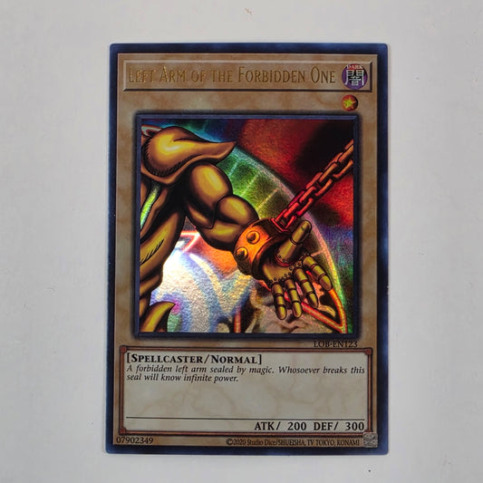Yu-Gi-Oh! TCG Left Arm of the Forbidden One LOB-EN123: 25th Anniversary English