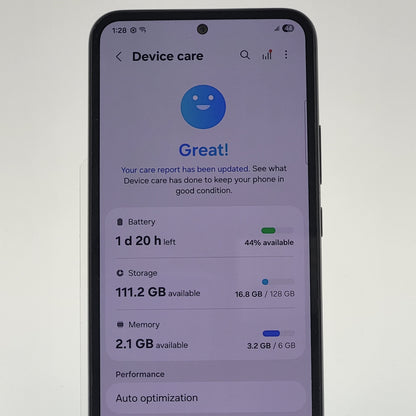Factory Unlocked Samsung Galaxy A54 5G 4GB RAM 128GB SM-A546U Absolute Black
