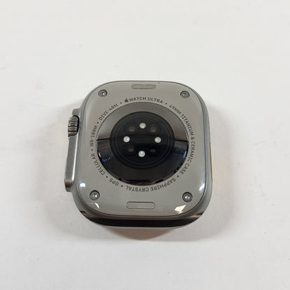 Unlocked Apple Watch Ultra 3 49MM Natural Titanium Anchor Blue Ocean Band MEWH4LW/A