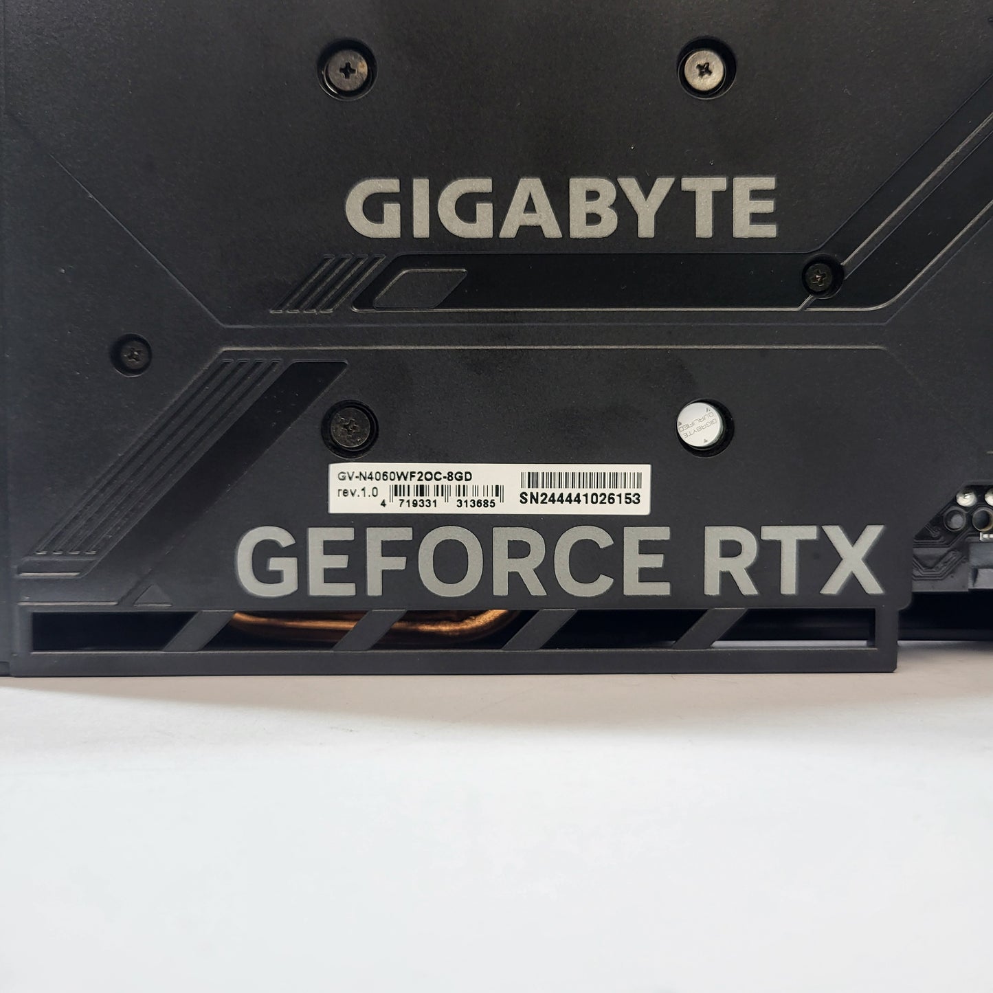 Gigabyte GeForce RTX 4060 GV-N4060WF20C-8GD 8GB GDDR6 Graphics Card WINDFORCE OC
