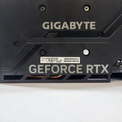 Gigabyte GeForce RTX 4060 GV-N4060WF20C-8GD 8GB GDDR6 Graphics Card WINDFORCE OC