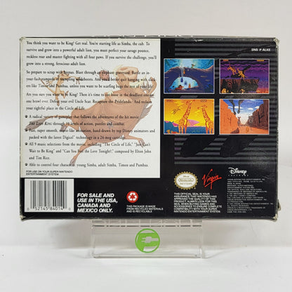 The Lion King (Super Nintendo SNES, 1994)