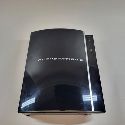 Sony PlayStation 3 Fat PS3 80GB Black Console Gaming System CECHL01 READ