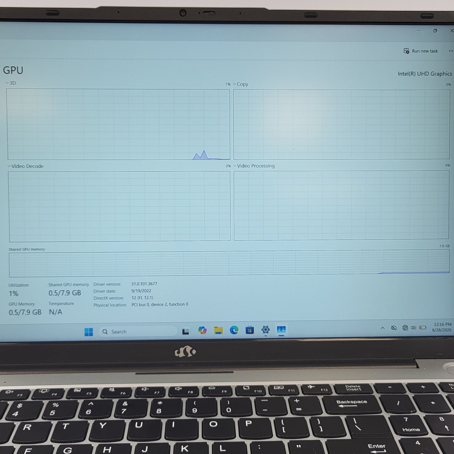 Nimo N151S N151S N151 15.6" N100 800MHz 16GB RAM 256GB SSD
