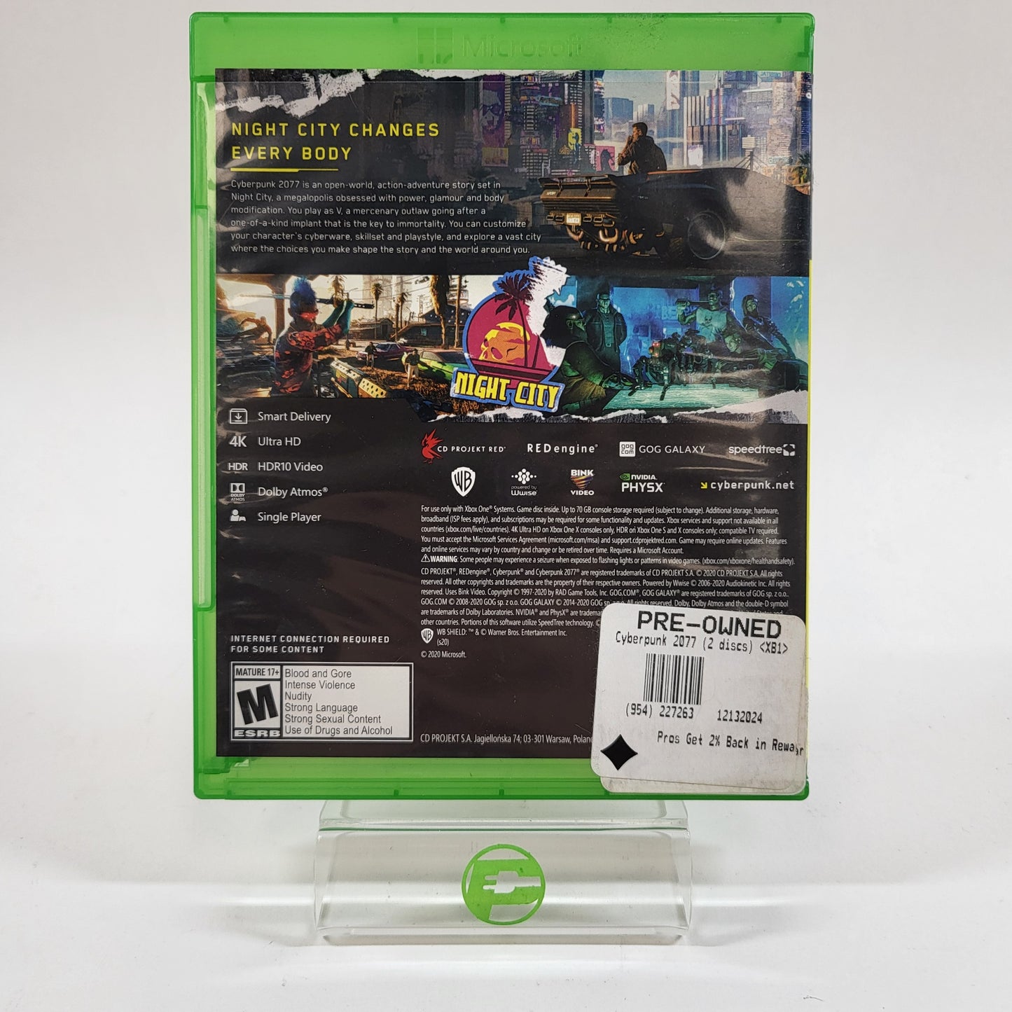 Cyberpunk 2077 (Microsoft Xbox One, 2020)
