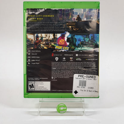 Cyberpunk 2077 (Microsoft Xbox One, 2020)
