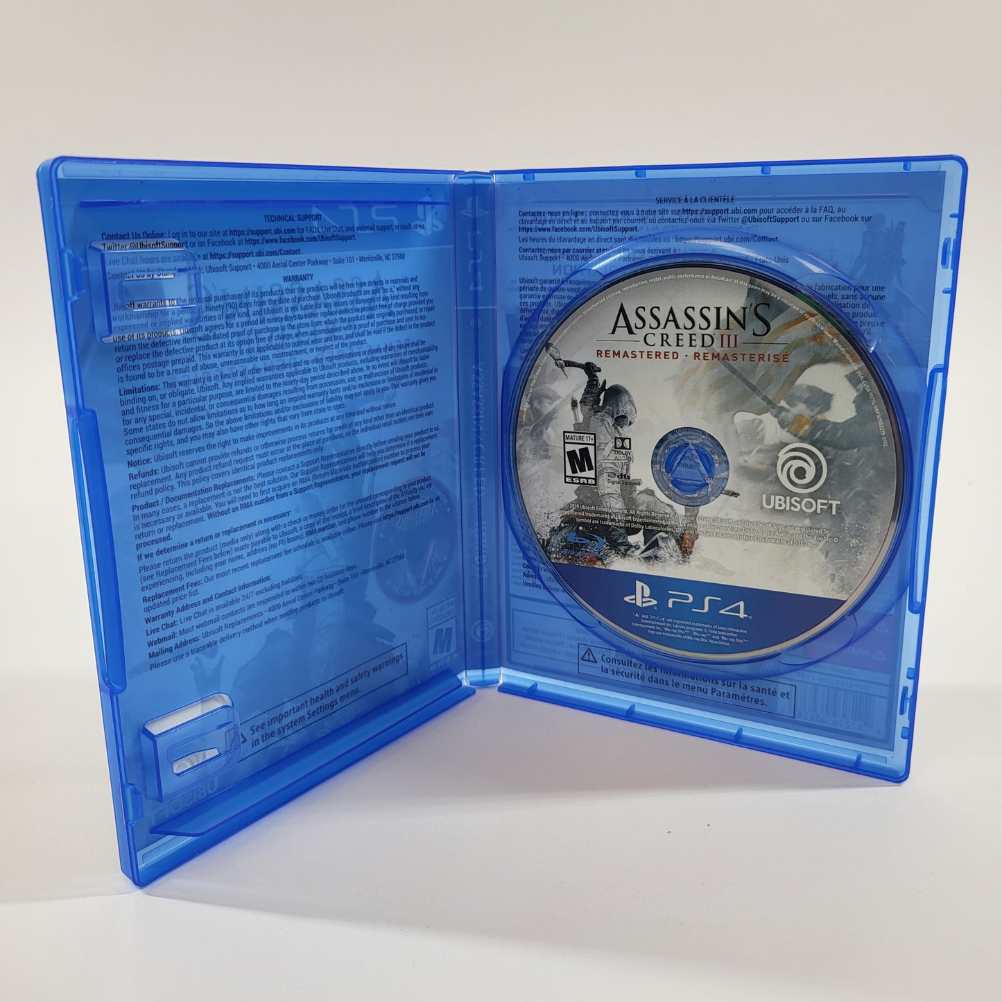 Assassin's Creed III Remastered (Sony PlayStation 4 PS4, 2013)