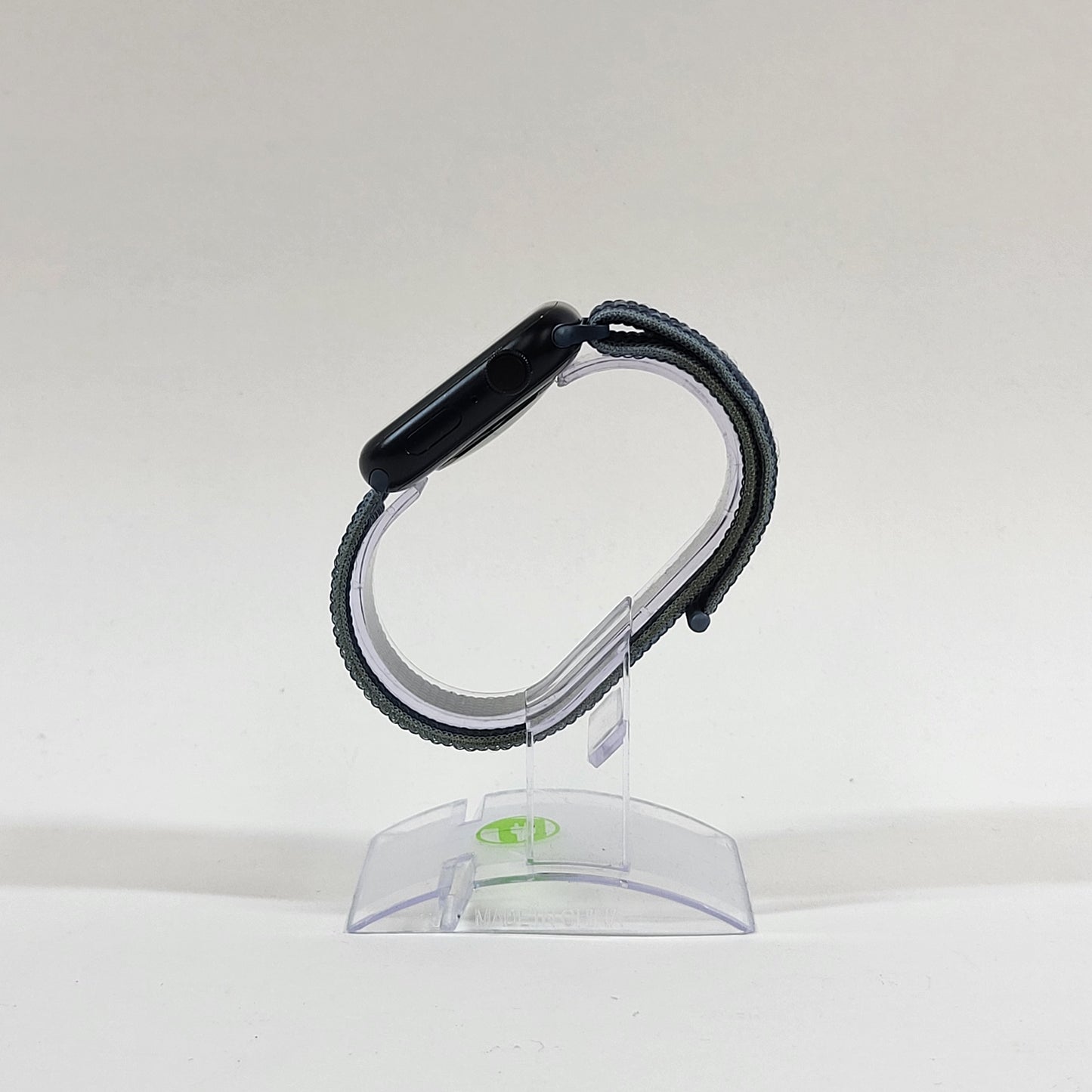 GPS Only Apple Watch Series 8 45MM Midnight Aluminum Anchor Blue Braided Solo 