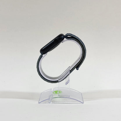 GPS Only Apple Watch Series 8 45MM Midnight Aluminum Anchor Blue Braided Solo 