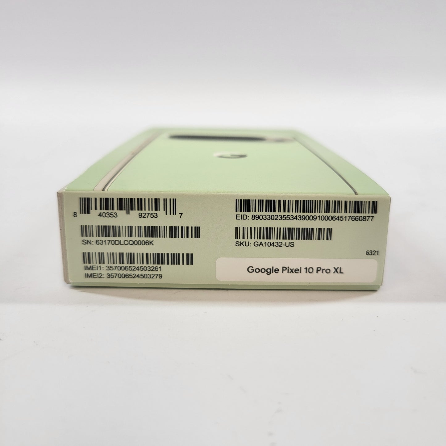 Factory Unlocked Google Pixel 10 Pro XL 256GB Jade GA10432-US