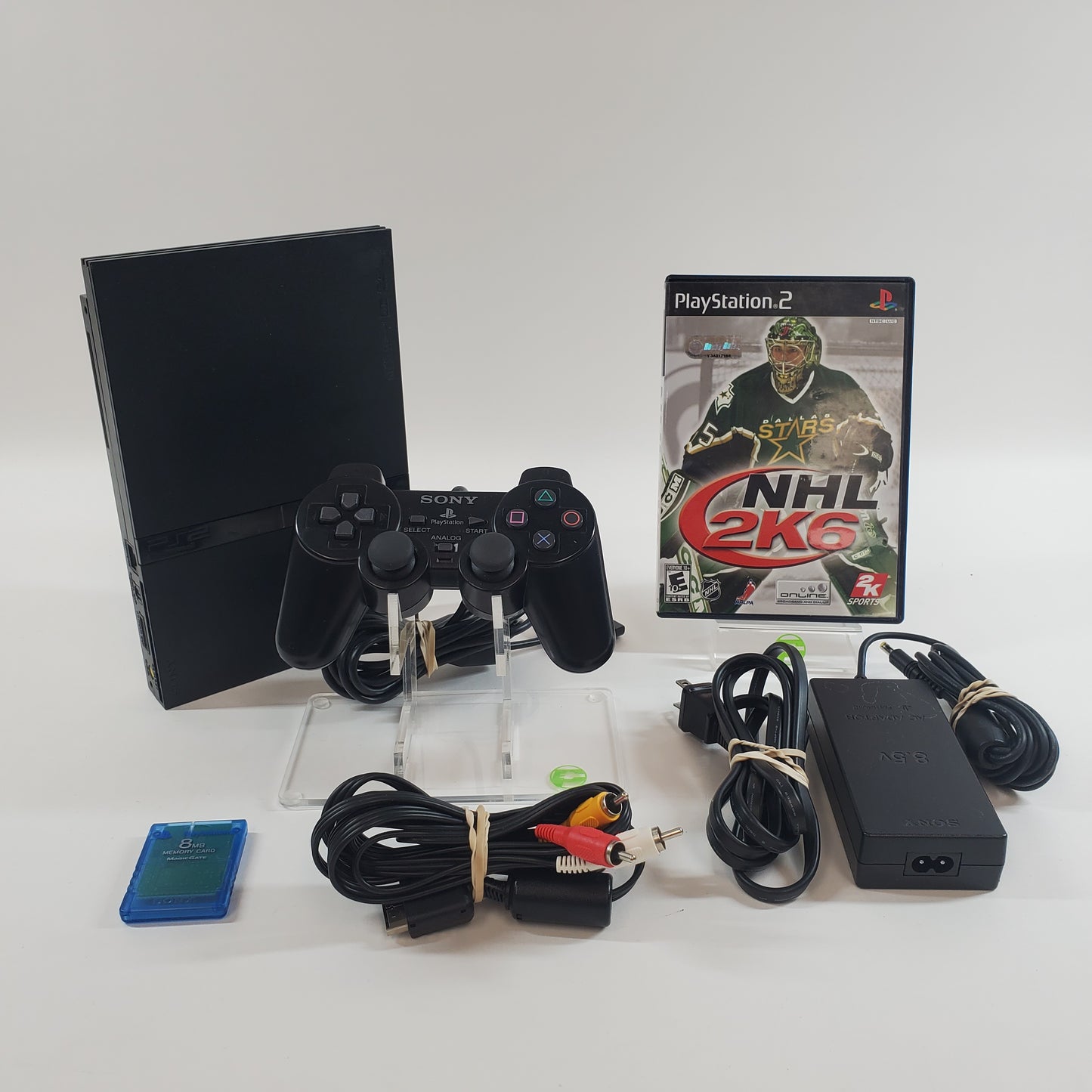 Sony PlayStation 2 Slim PS2 Black Console Gaming System SCPH-70001