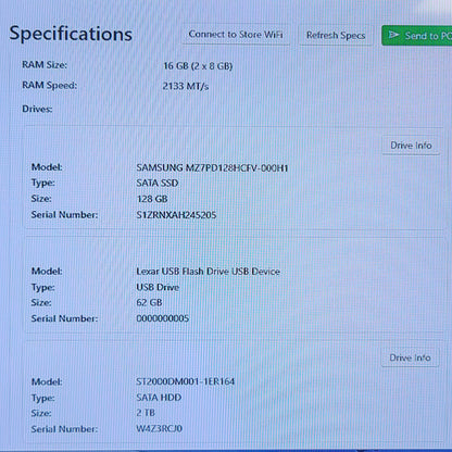 HP ENVY Phoenix 860 Core i7-6700 3.40GHz 16GB RAM 128GB SSD 2TB HDD GTX 970