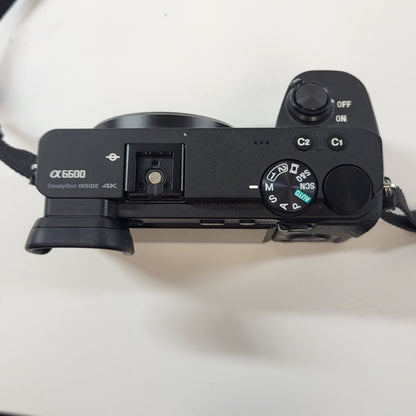 Sony Alpha A6600 24.2MP APS-C Interchangeable Lens Camera 10870 Shutter Count
