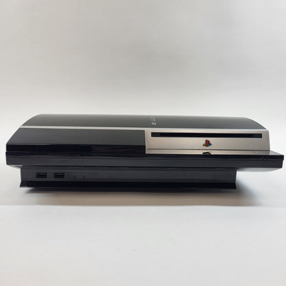 Sony PlayStation 3 Fat PS3 80GB Black Console Gaming System CECHL01 READ