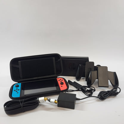 Nintendo Switch v2 Console Gaming System HAC-001(-01)  Red/Blue