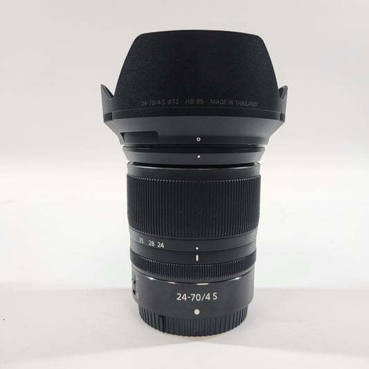 Nikon Z NIKKOR 24-70mm f/4 S Auto & Manual Lens Z