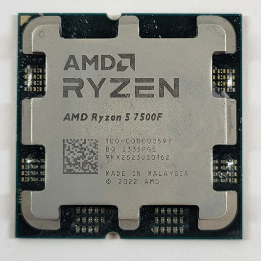 AMD Ryzen 5 7500F 3.70GHz 6 Core 100-0000000597 12 Thread AM5