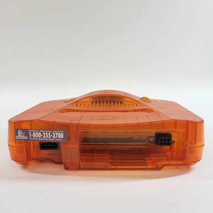 Nintendo 64 N64 Video Game Console NUS-001 Fire Orange