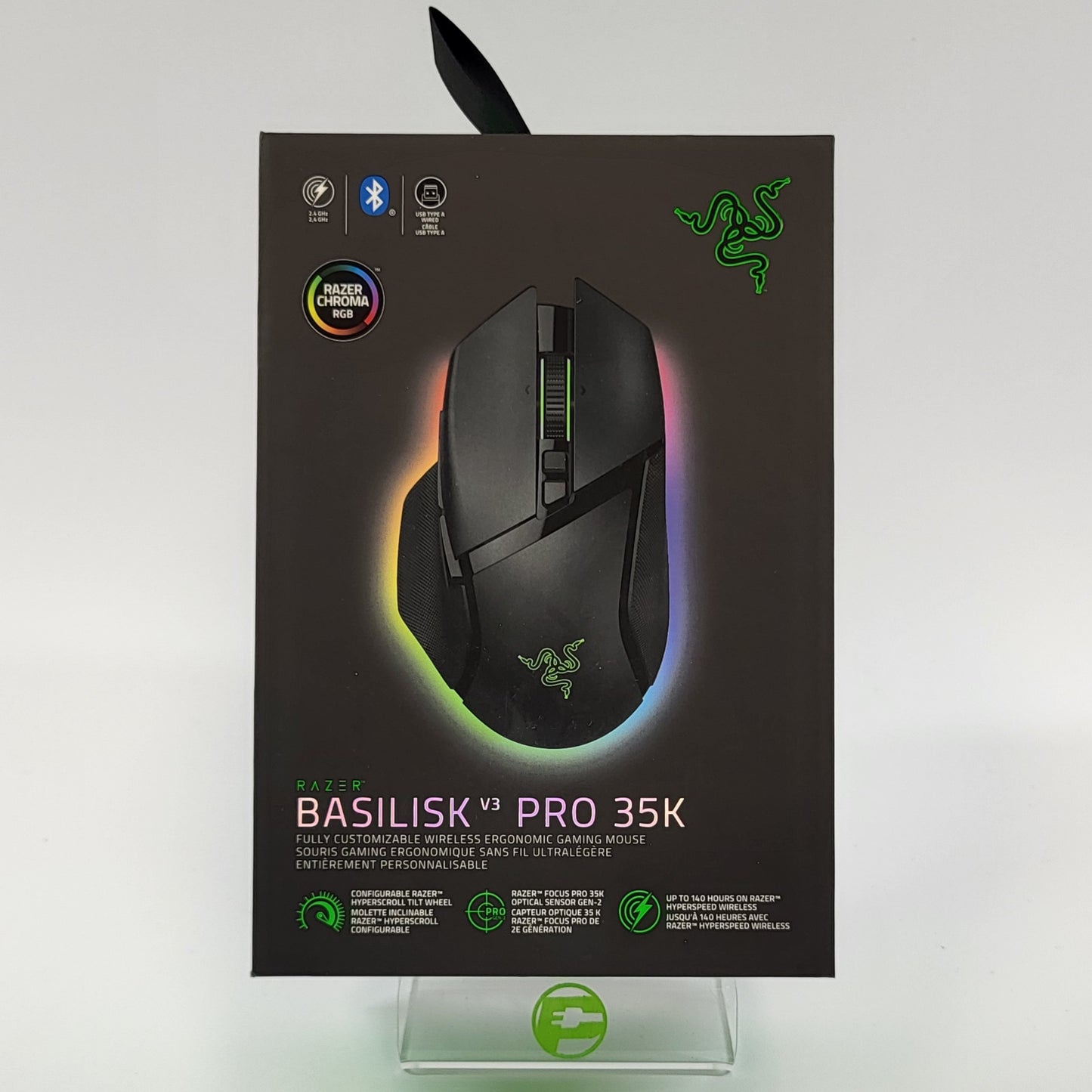 New Razer Basilisk V3 Pro 35K RZO1-05240100-R3U1 Wireless Mouse Black