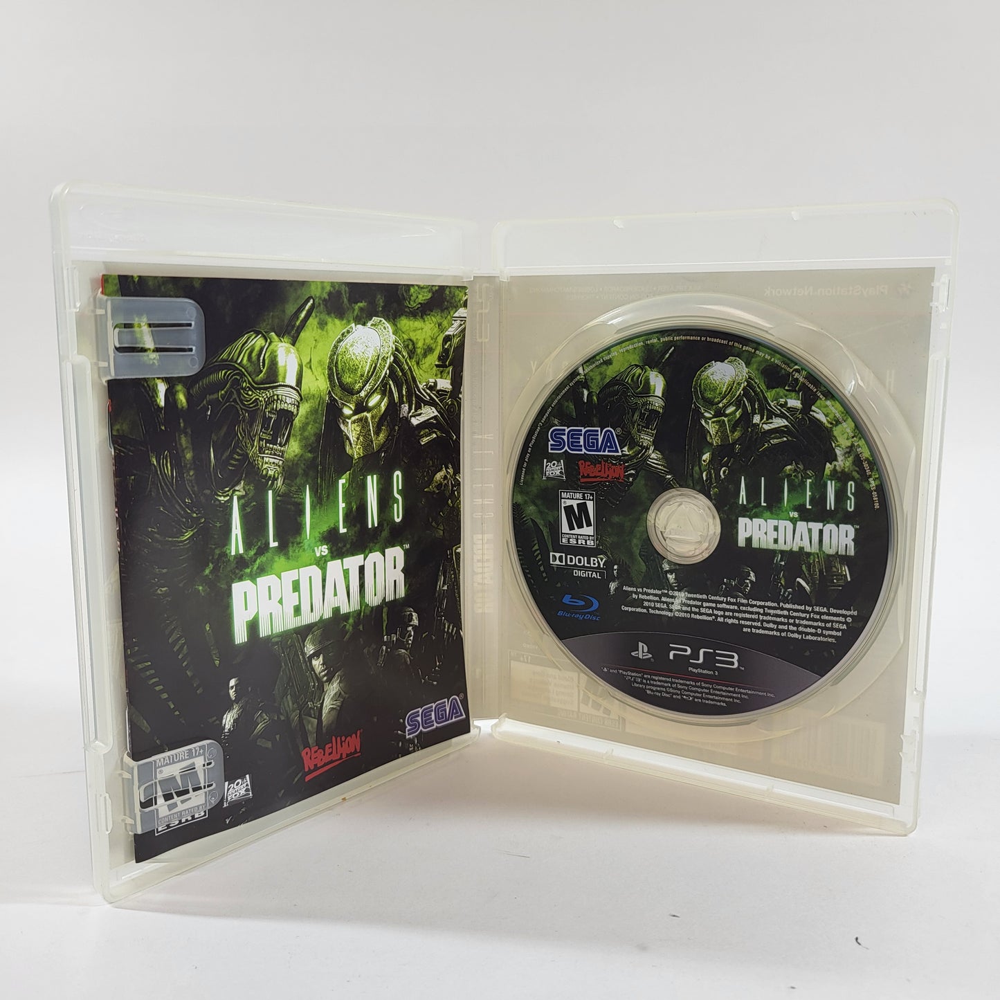 Aliens vs. Predator (Sony PlayStation 3 PS3, 2010)