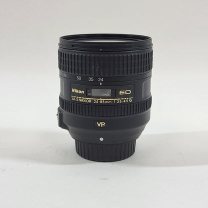 Nikon AF-S NIKKOR 24-85mm 3.5-4.5 G Auto & Manual Lens
