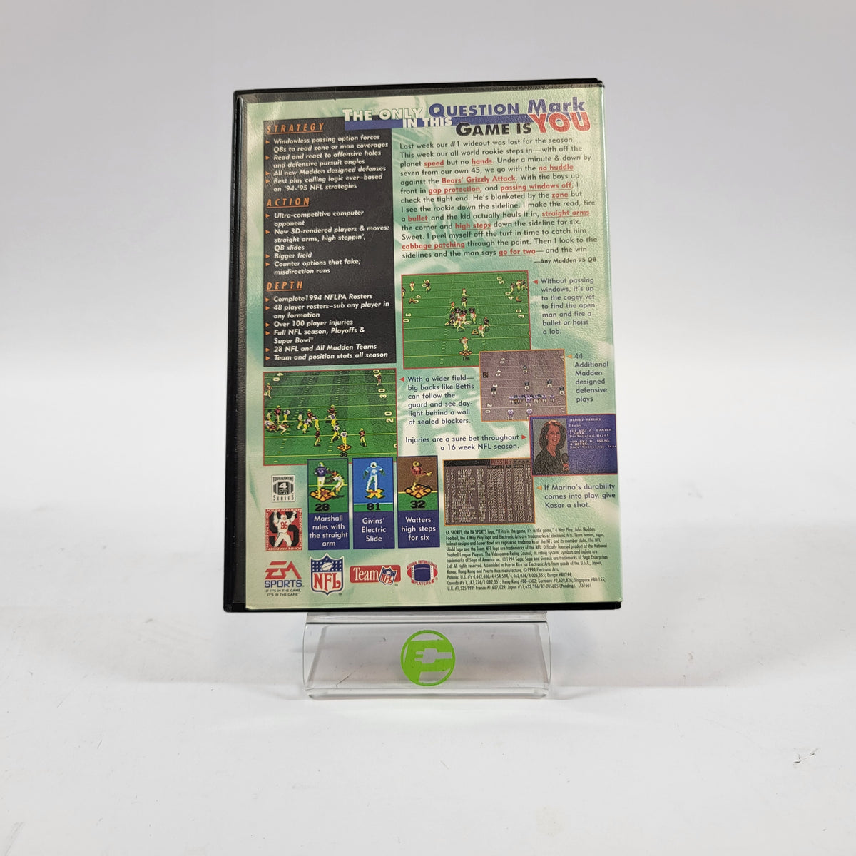 Madden NFL 95 (Sega Genesis, 1994)