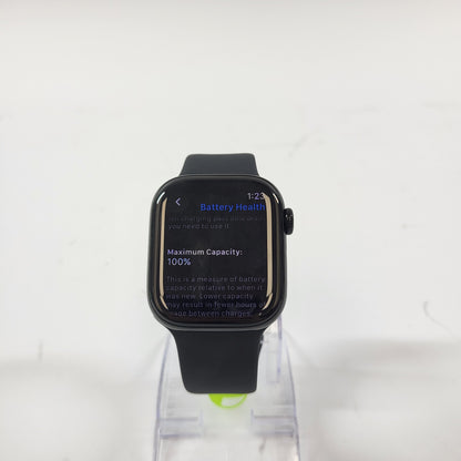 GPS Only Apple Watch Series 11 42MM Jet Black Aluminum Black Sport Band 