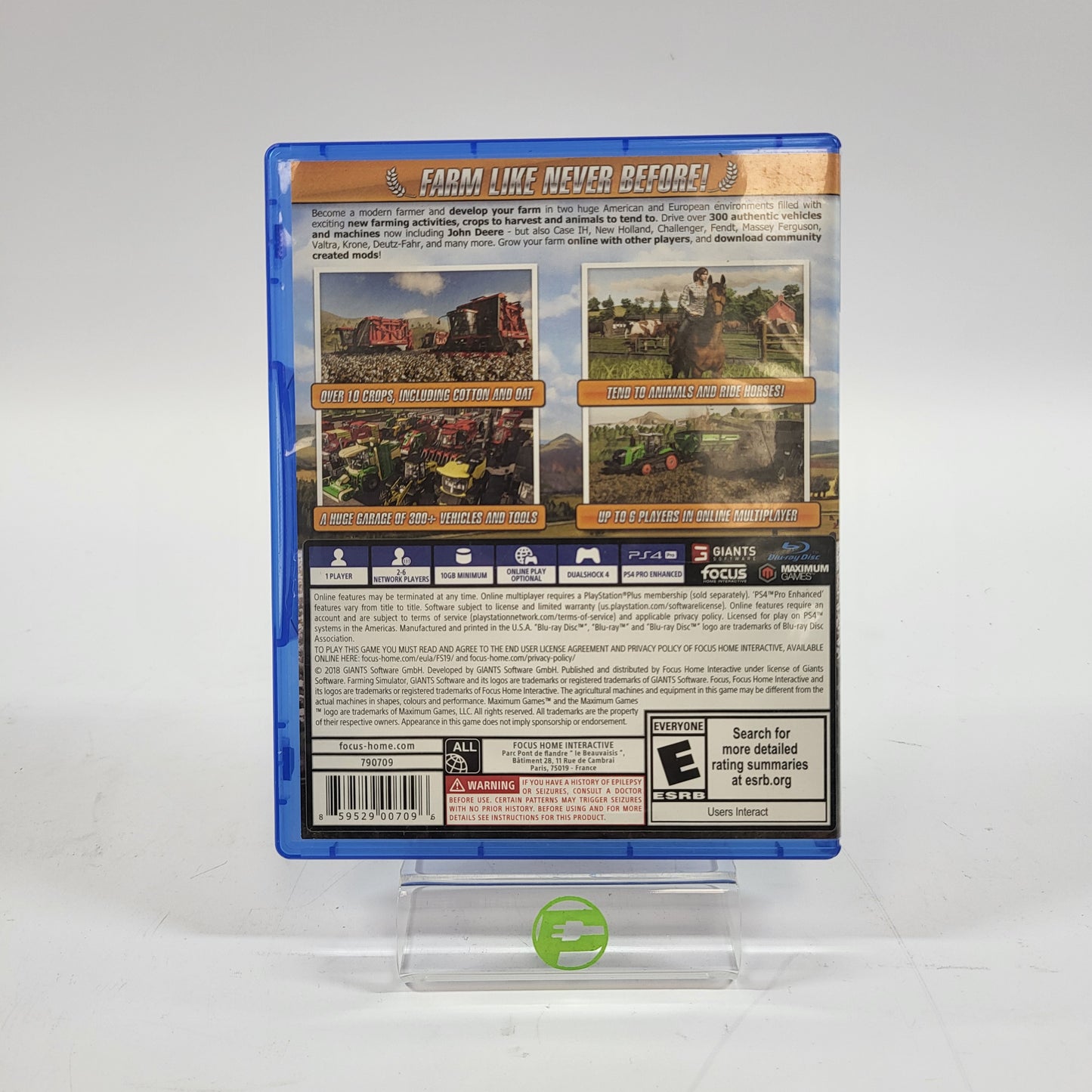 Farming Simulator 19 (Sony PlayStation 4 PS4, 2018)