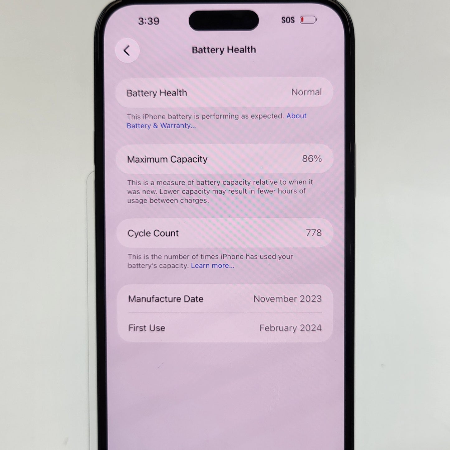 T-Mobile Apple iPhone 15 Plus 128GB Black MTXR3LL/A