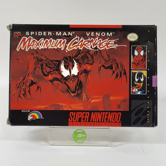 Spiderman Maximum Carnage (Super Nintendo SNES, 1994)