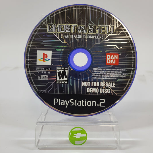 Ghost in the Shell: Stand Alone Complex [DEMO DISC] (Sony PS2, 2004) Disc Only