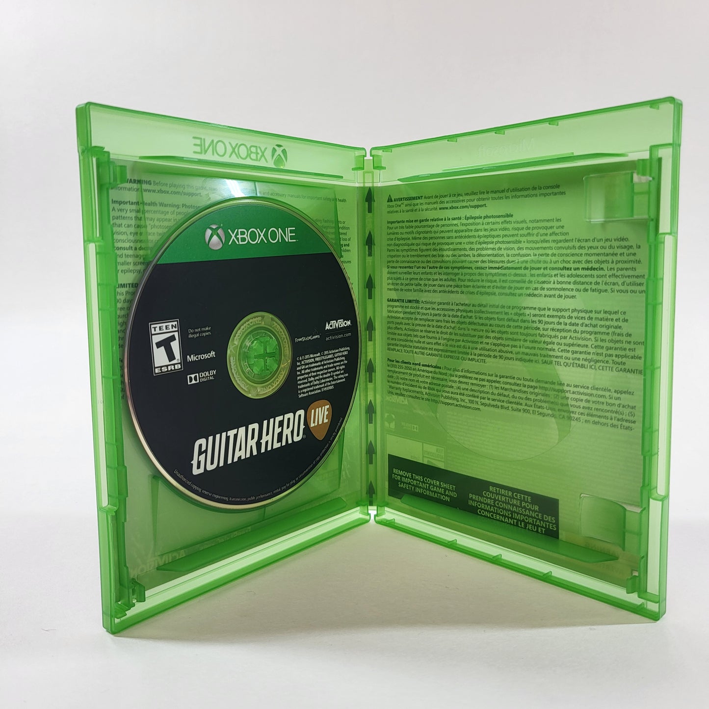 Guitar Hero Live (Microsoft Xbox One, 2015)