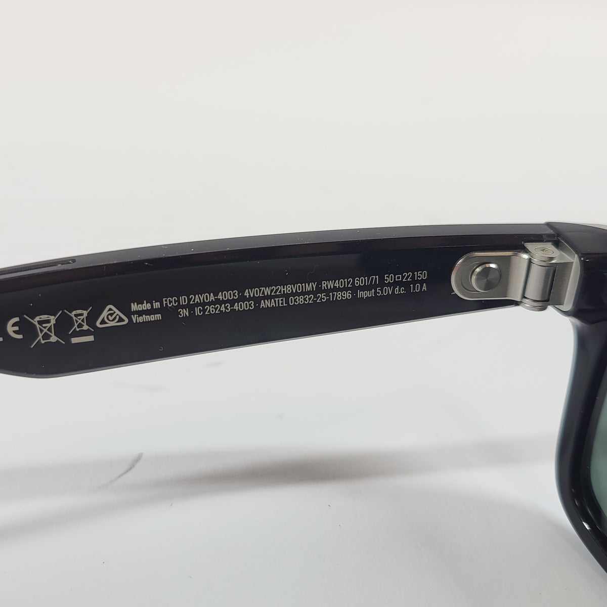 Ray-Ban Meta Wayfarer Gen 2 Matte Black Polarized RW4012 601/71 AI Smart Glasses