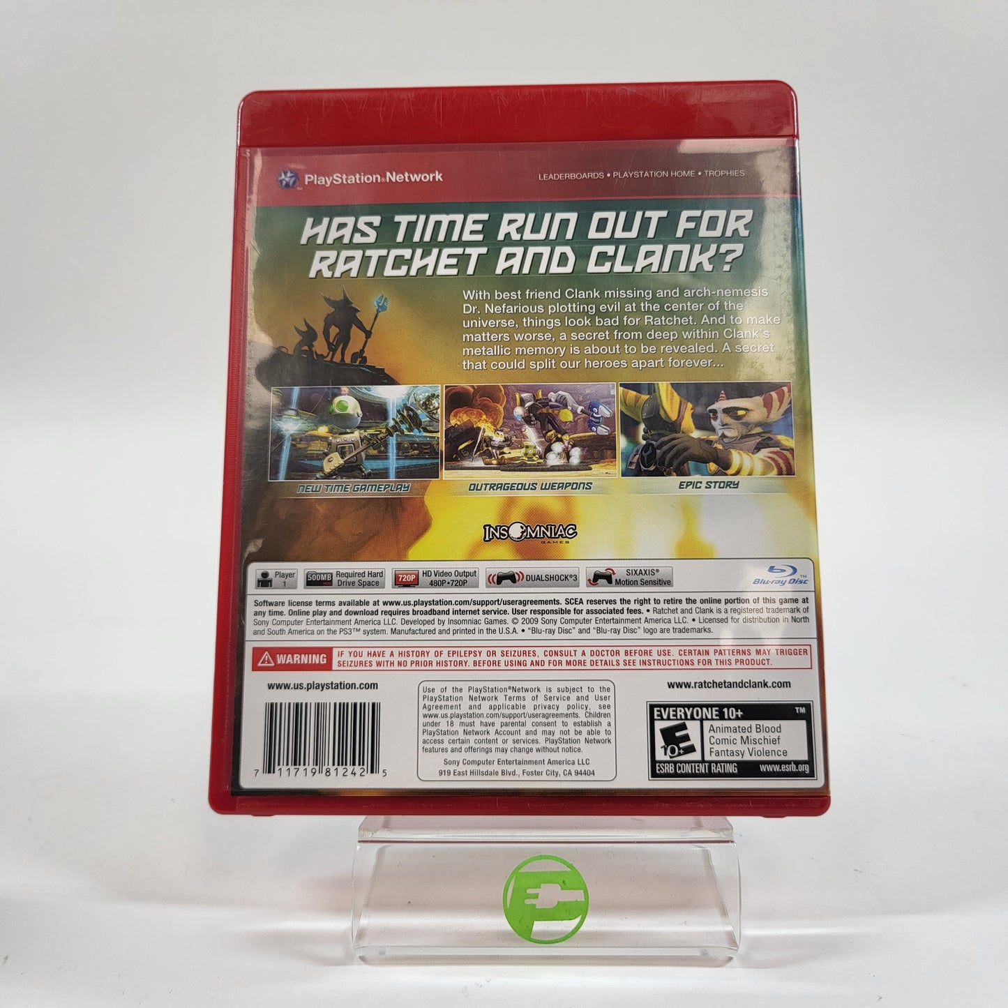 Ratchet & Clank Future: A Crack in Time [Greatest Hits] (Sony PlayStation 3 PS3,