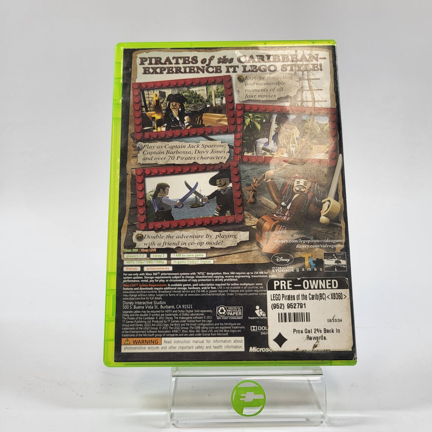 LEGO Pirates of the Caribbean: The Video Game (Microsoft Xbox 360, 2011)