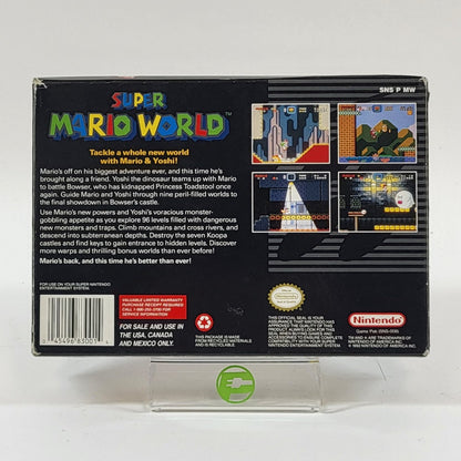 Super Mario World (Super Nintendo SNES, 1991) First Print