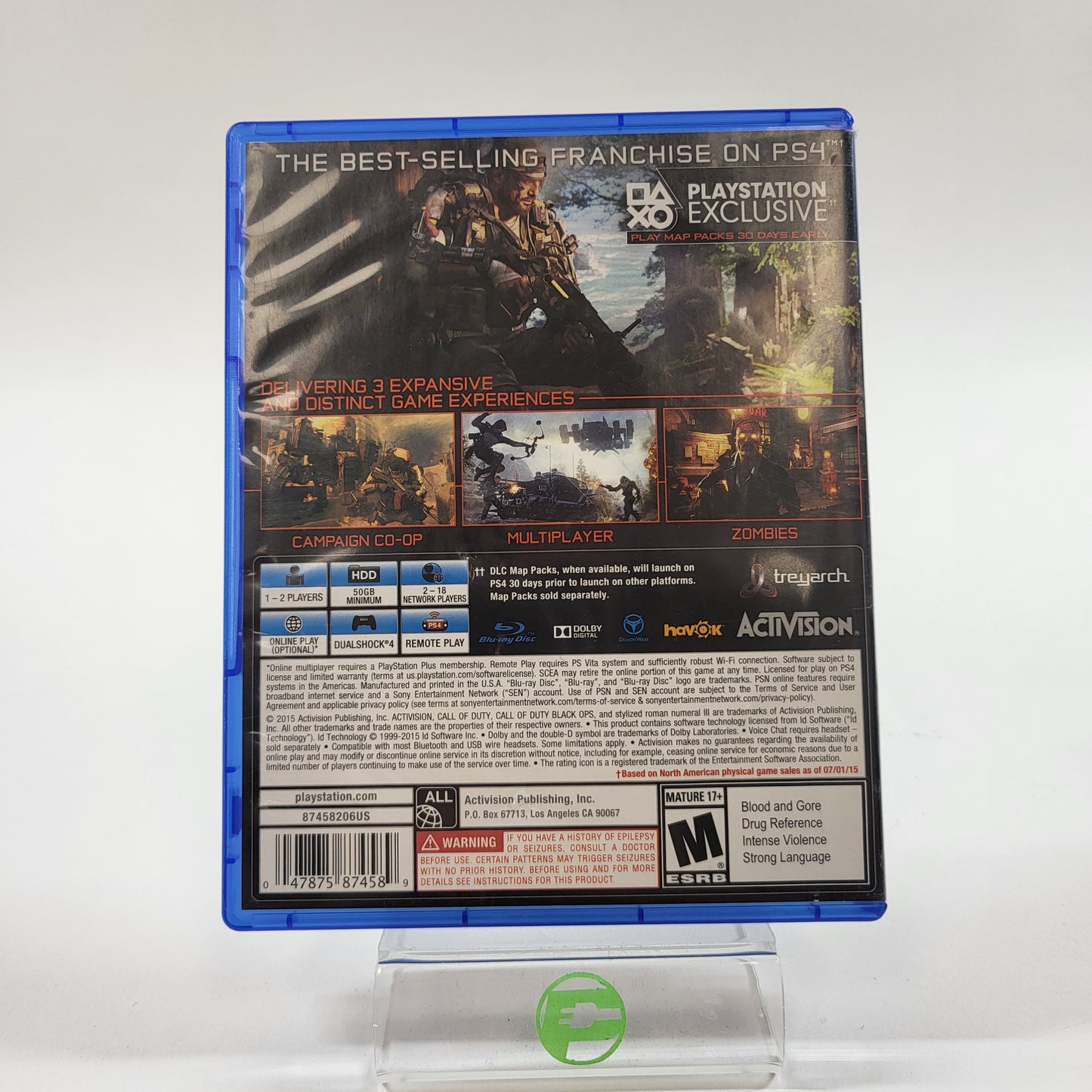 Call of Duty Black Ops III (Sony PlayStation 4 PS4, 2015)