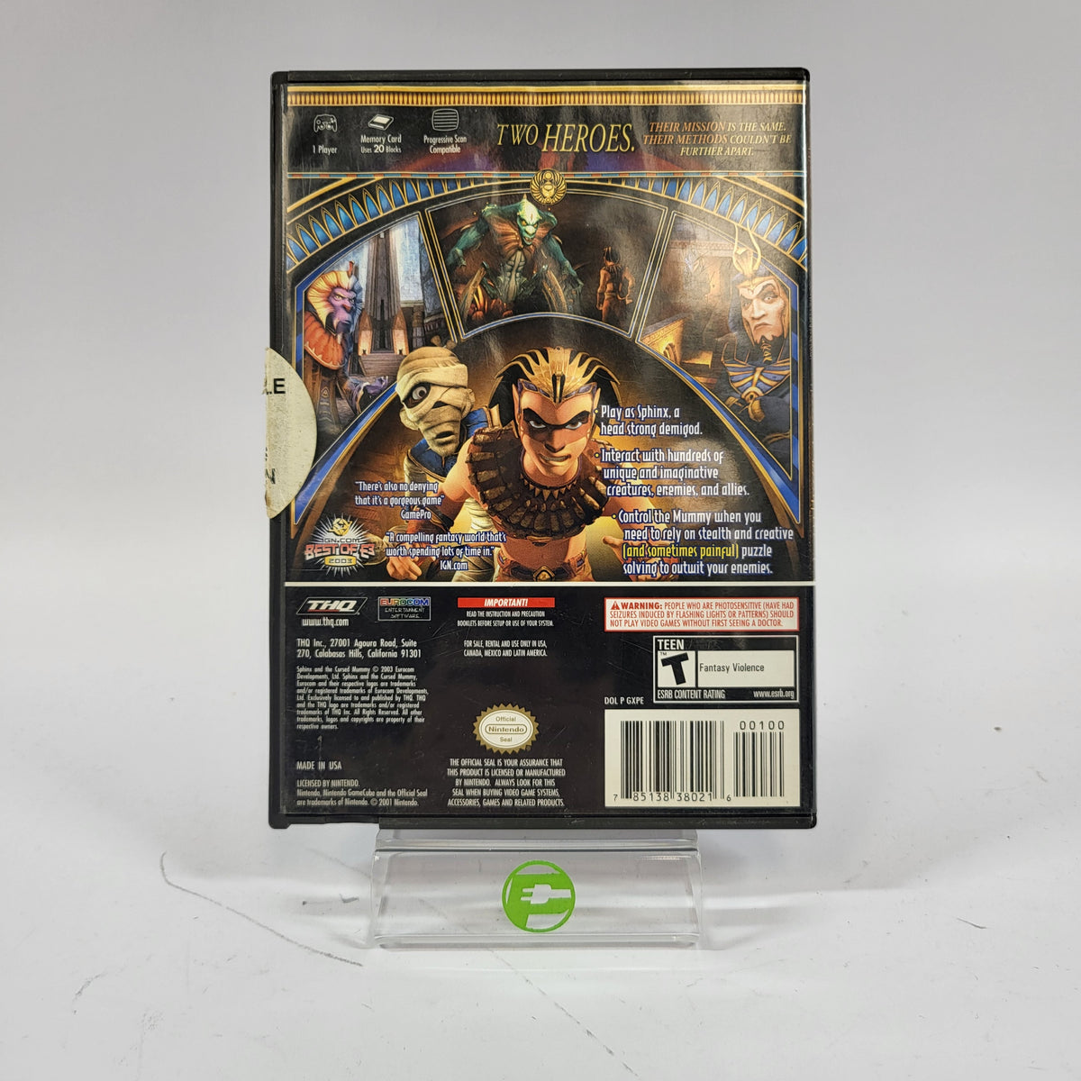 Sphinx and the Cursed Mummy (Nintendo GameCube, 2003)